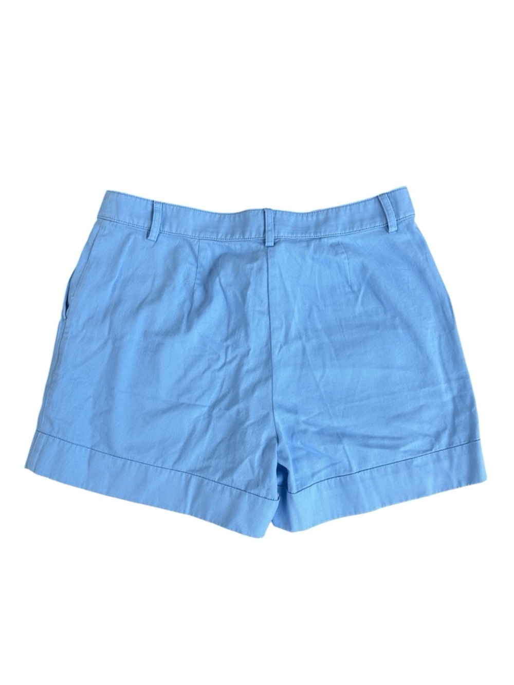 NWT J.Crew Factory Vintage 90s Pleated chino short Periwinkle Blue 10 - Picture 9 of 9